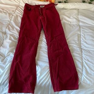 Red Old Navy Corduroy Pants